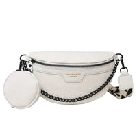 Sac Banane Urbain Chic à Chaîne Noire Sac Banane Urbain Chic à Chaîne Noire - Banane Avenue ™